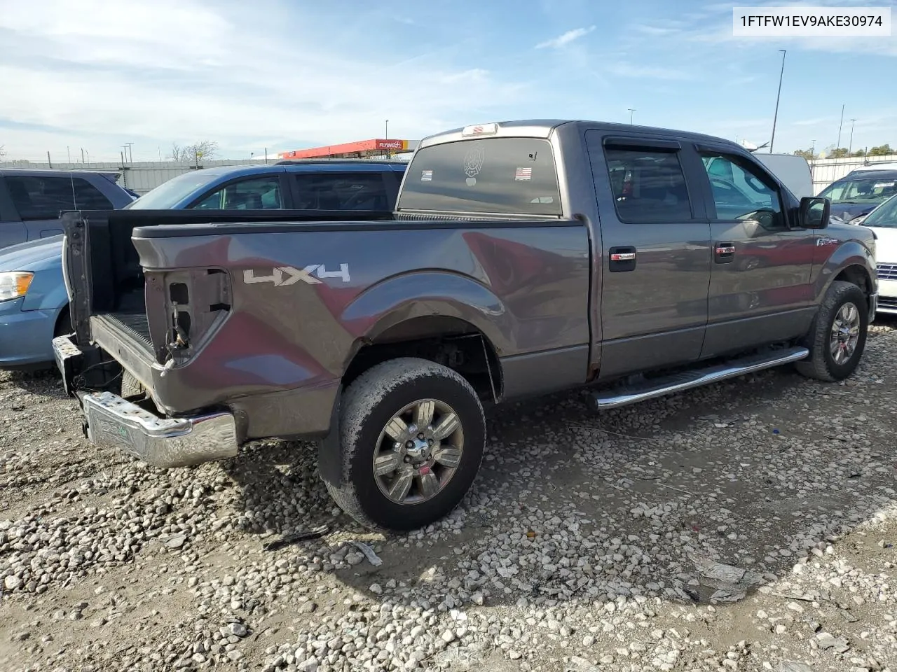 2010 Ford F150 Supercrew VIN: 1FTFW1EV9AKE30974 Lot: 79454214