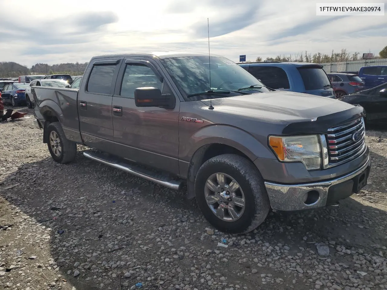 2010 Ford F150 Supercrew VIN: 1FTFW1EV9AKE30974 Lot: 79454214