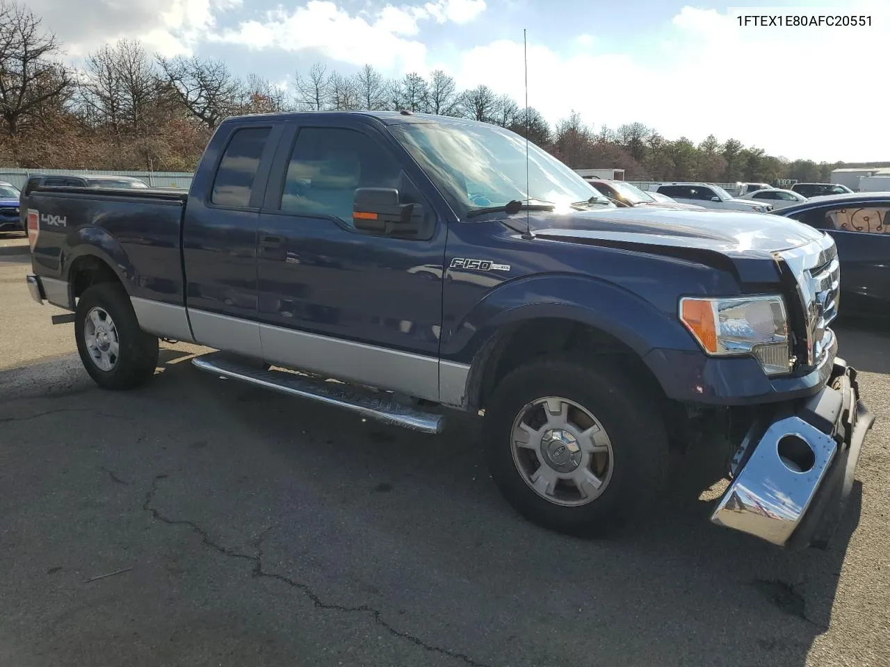 2010 Ford F150 Super Cab VIN: 1FTEX1E80AFC20551 Lot: 79459964