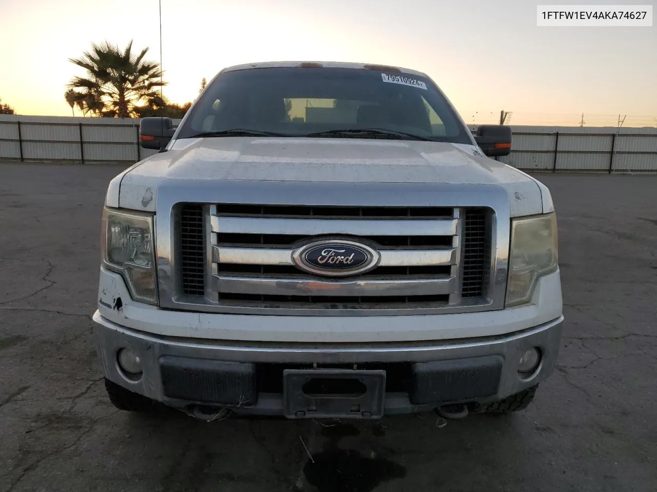 2010 Ford F150 Supercrew VIN: 1FTFW1EV4AKA74627 Lot: 79510924