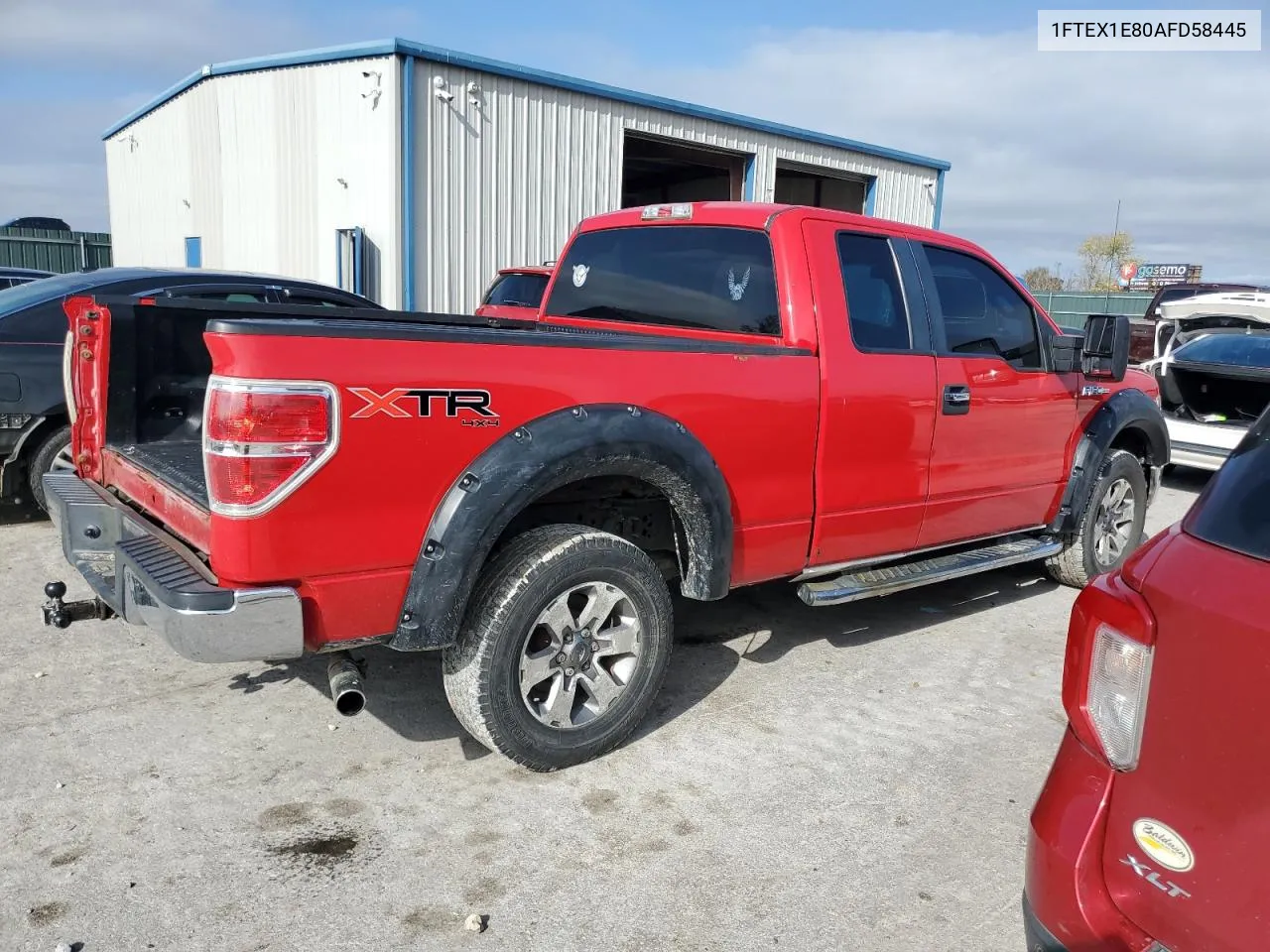 2010 Ford F150 Super Cab VIN: 1FTEX1E80AFD58445 Lot: 79809394