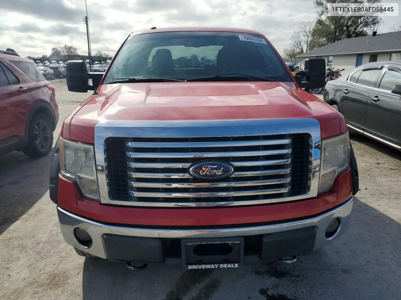 2010 Ford F150 Super Cab VIN: 1FTEX1E80AFD58445 Lot: 79809394