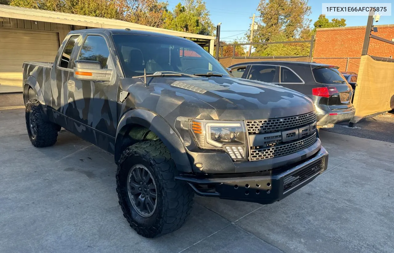 2010 Ford F150 Super Cab VIN: 1FTEX1E66AFC75875 Lot: 80376294