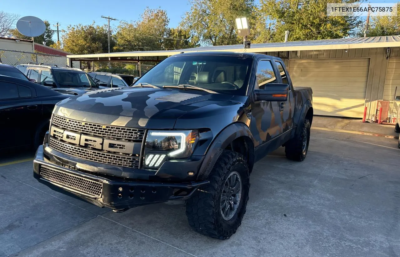 2010 Ford F150 Super Cab VIN: 1FTEX1E66AFC75875 Lot: 80376294