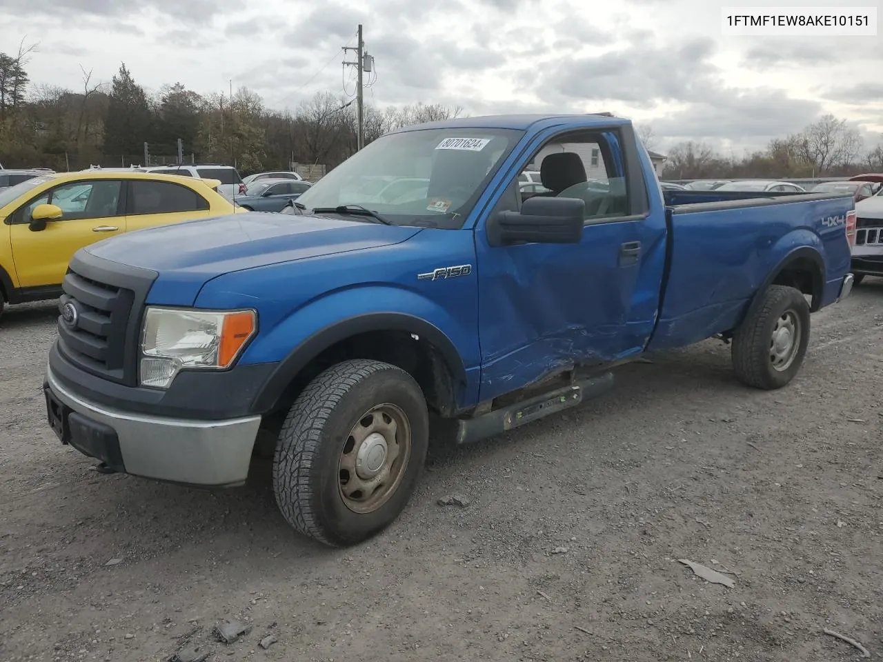 2010 Ford F150 VIN: 1FTMF1EW8AKE10151 Lot: 80701624