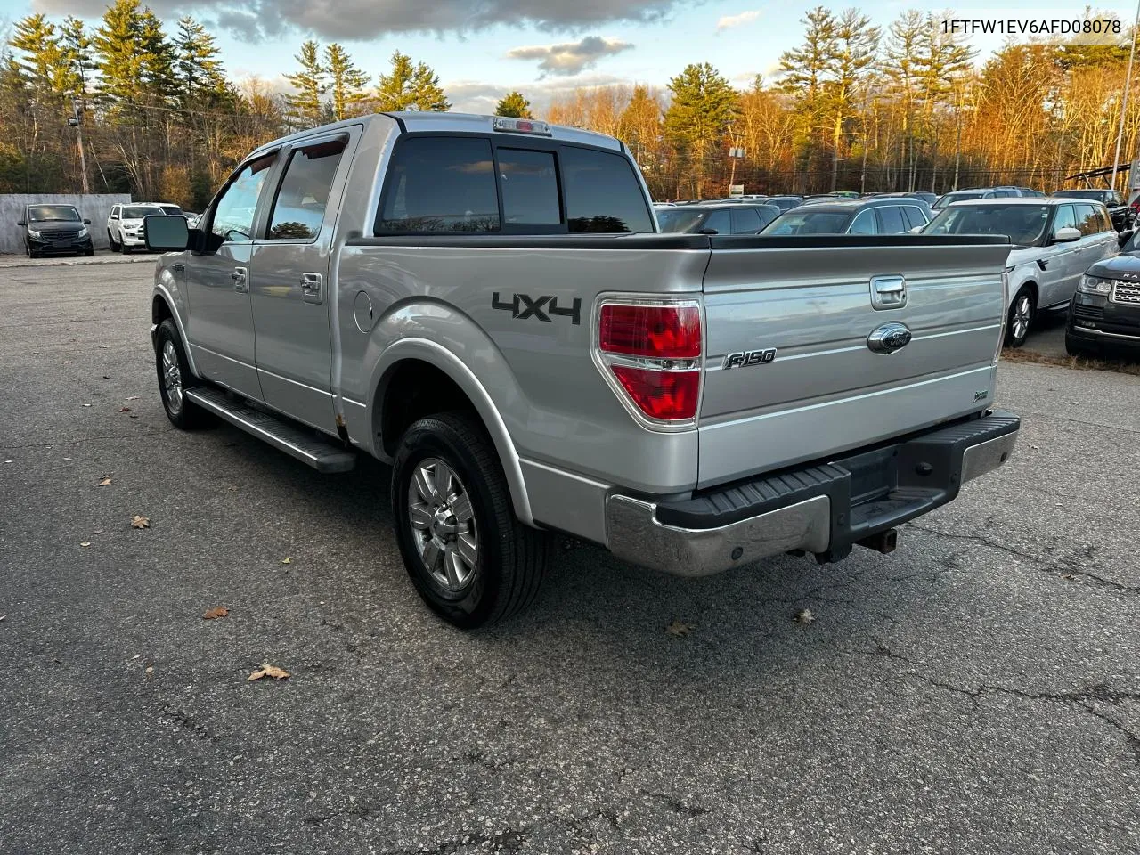 2010 Ford F150 Supercrew VIN: 1FTFW1EV6AFD08078 Lot: 80706134