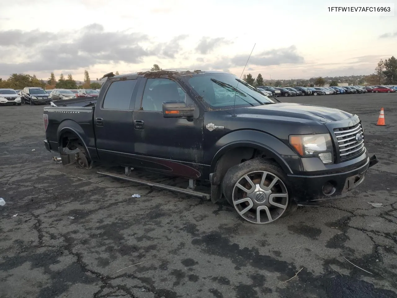 2010 Ford F150 Supercrew VIN: 1FTFW1EV7AFC16963 Lot: 80797494