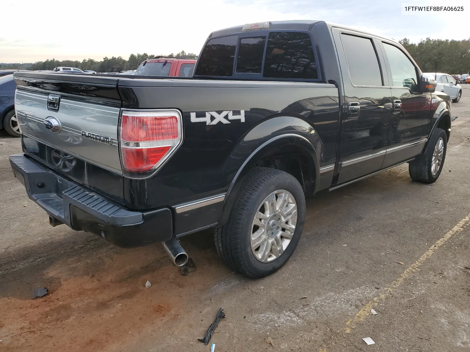 1FTFW1EF8BFA06625 2011 Ford F150 Supercrew