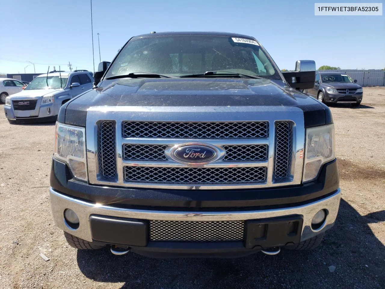 2011 Ford F150 Supercrew VIN: 1FTFW1ET3BFA52305 Lot: 54184904