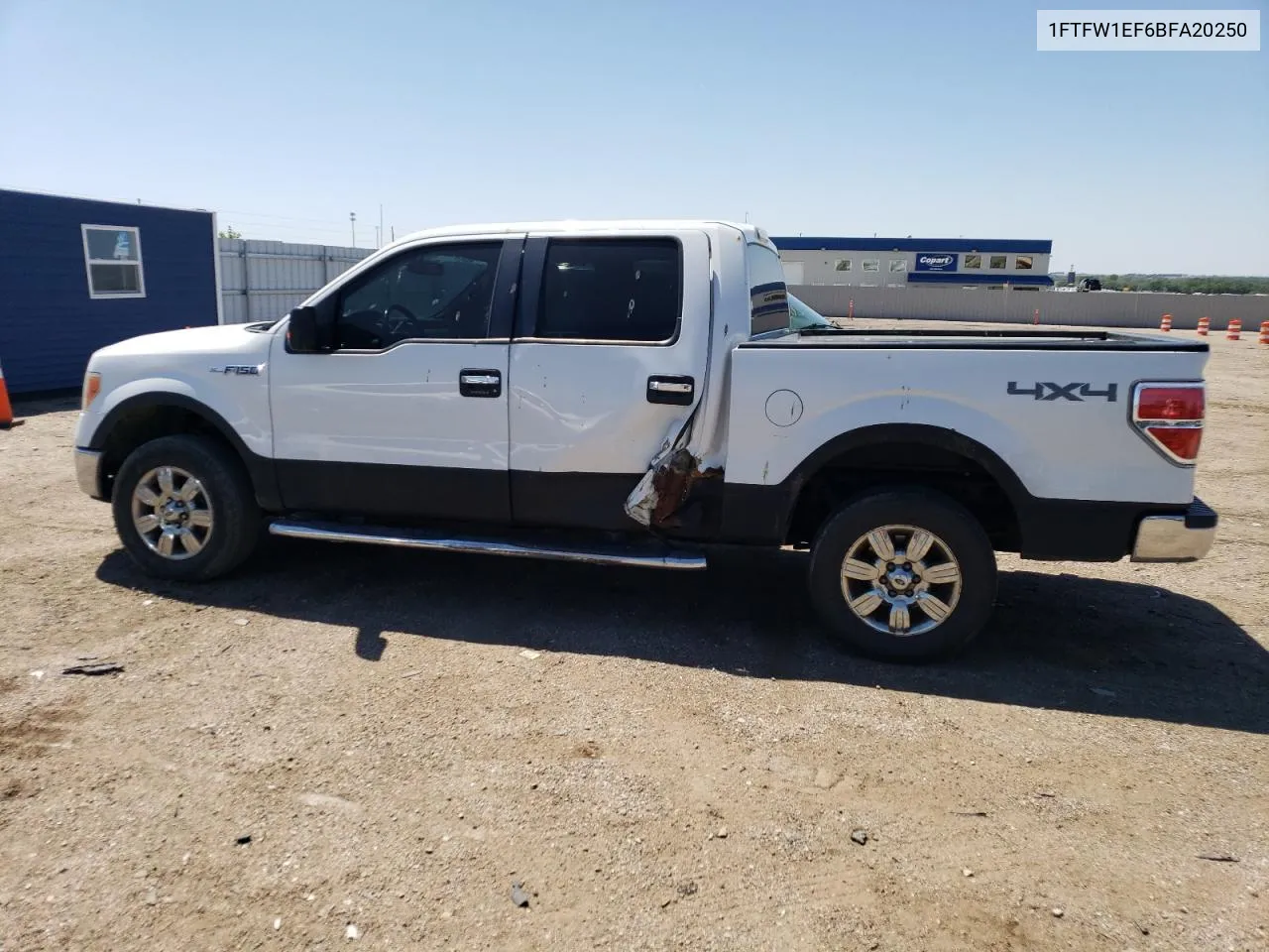 2011 Ford F150 Supercrew VIN: 1FTFW1EF6BFA20250 Lot: 55096104