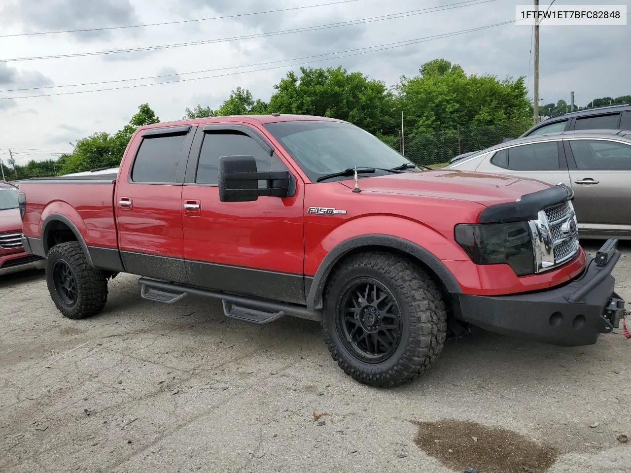 2011 Ford F150 Supercrew VIN: 1FTFW1ET7BFC82848 Lot: 57753794