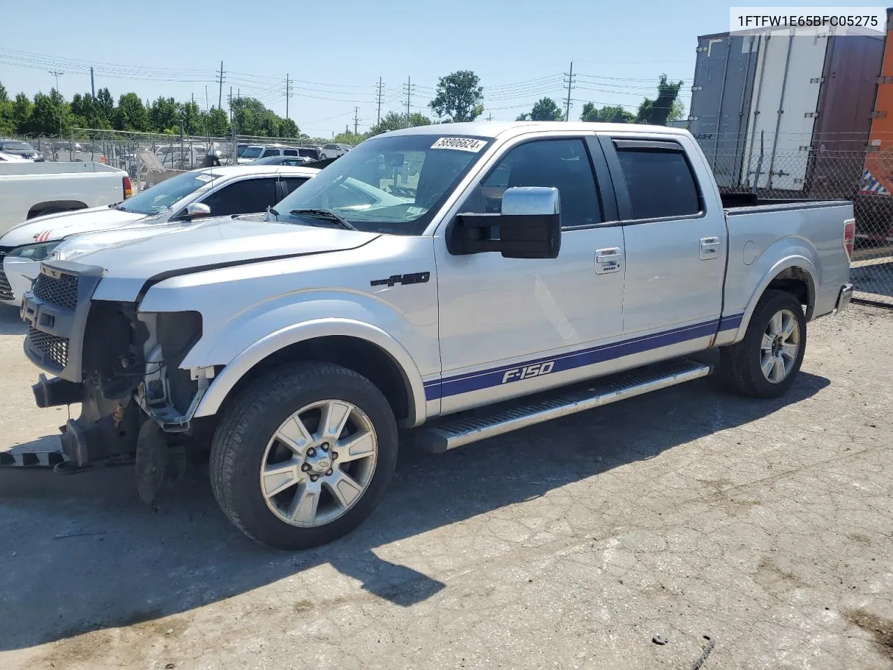 1FTFW1E65BFC05275 2011 Ford F150 Supercrew