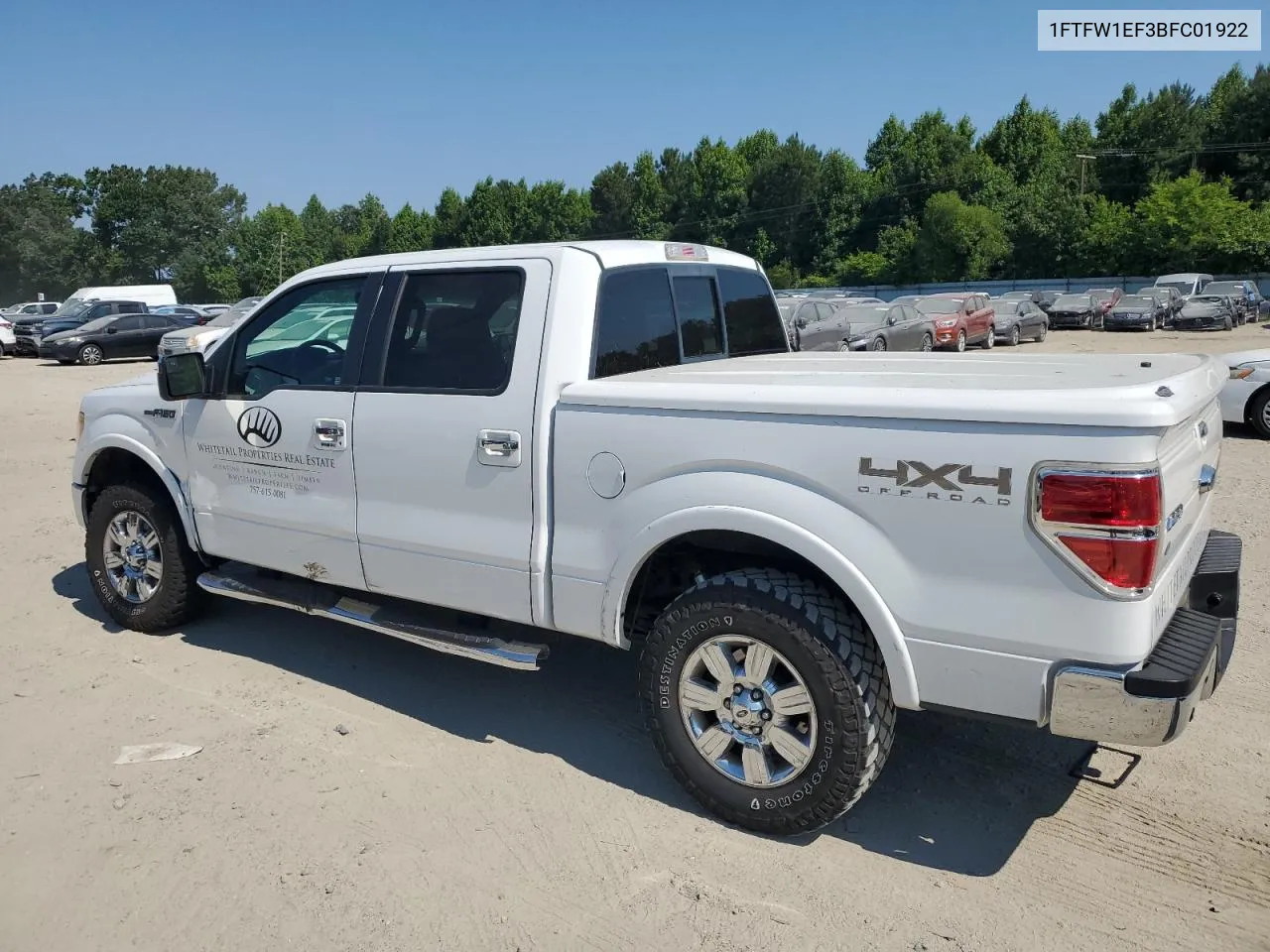 2011 Ford F150 Supercrew VIN: 1FTFW1EF3BFC01922 Lot: 58978084