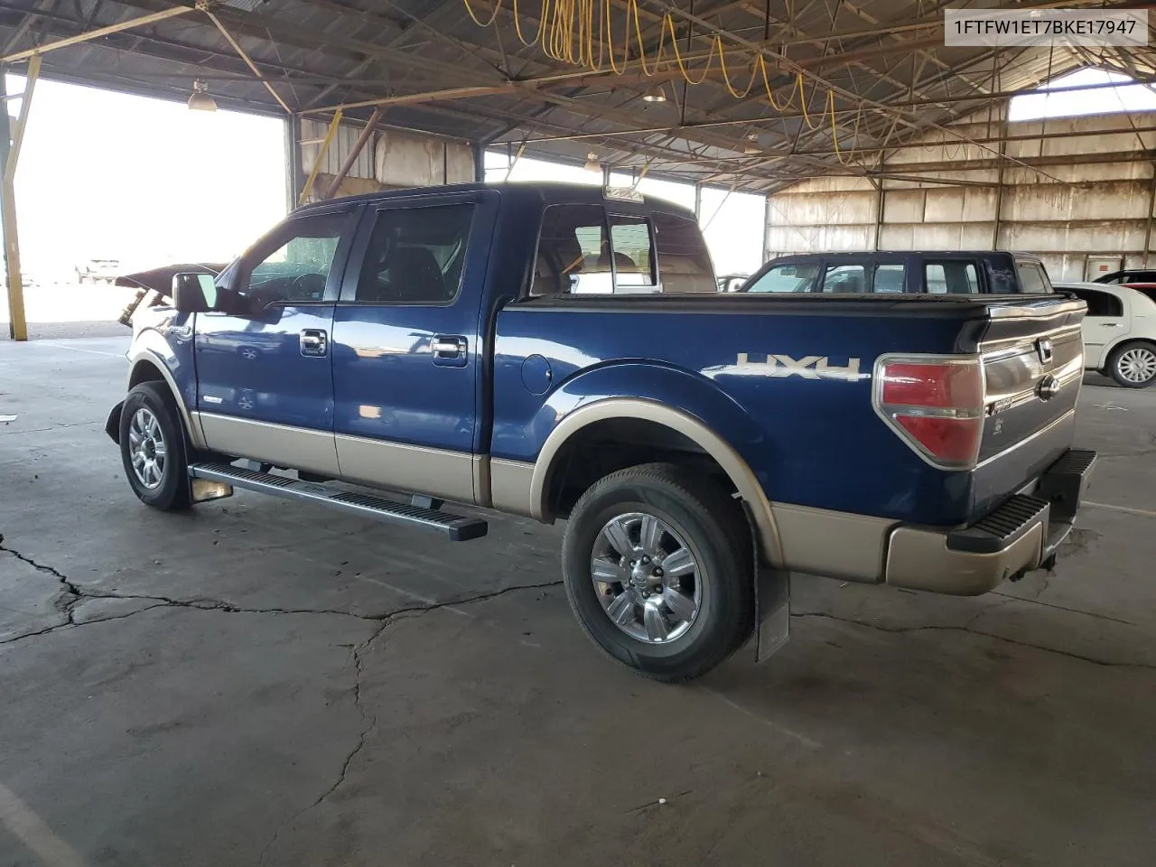 1FTFW1ET7BKE17947 2011 Ford F150 Supercrew