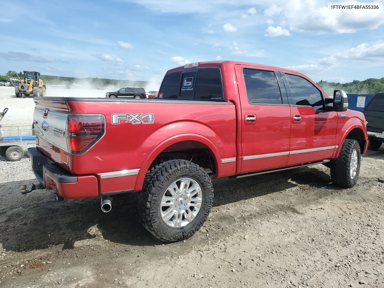 2011 Ford F150 Supercrew VIN: 1FTFW1EF4BFA55336 Lot: 59867534