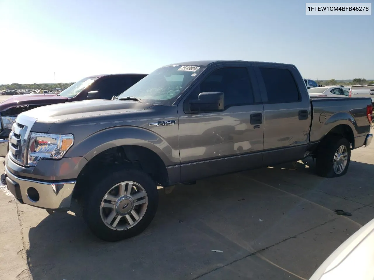 1FTEW1CM4BFB46278 2011 Ford F150 Supercrew