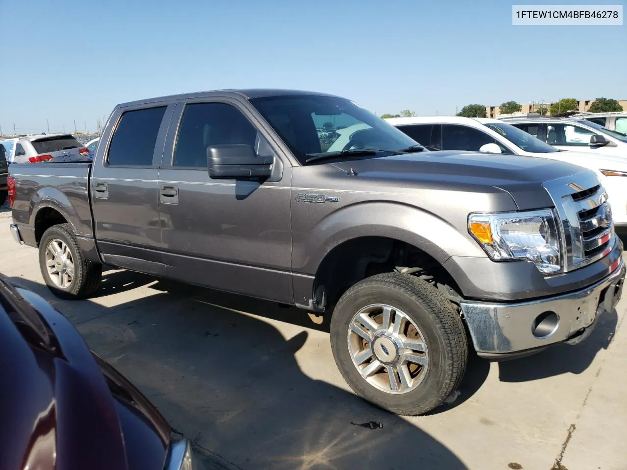 2011 Ford F150 Supercrew VIN: 1FTEW1CM4BFB46278 Lot: 59945024