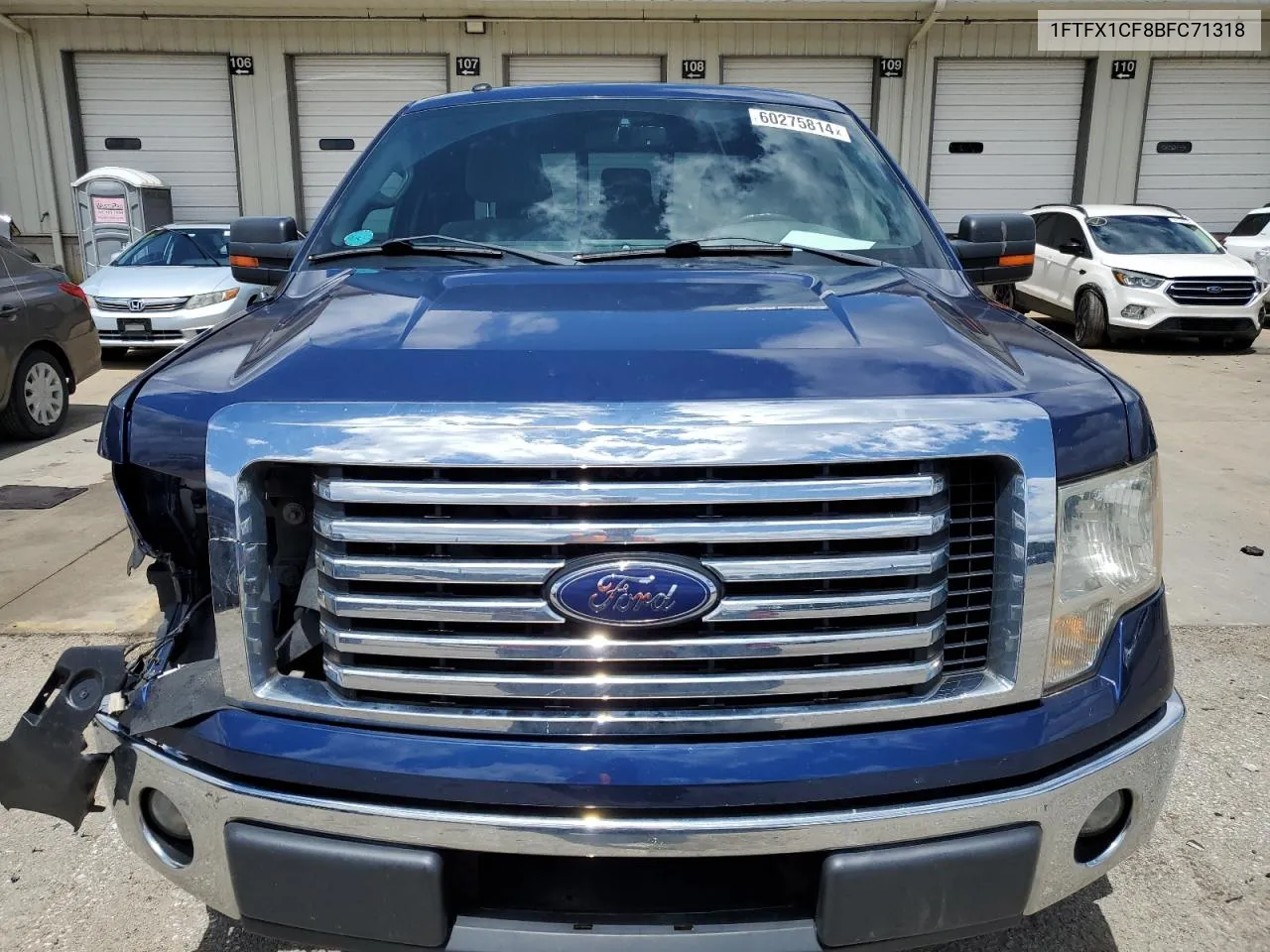 2011 Ford F150 Super Cab VIN: 1FTFX1CF8BFC71318 Lot: 60275814