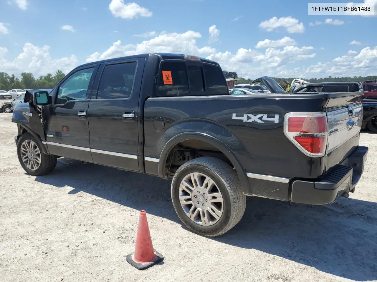 2011 Ford F150 Supercrew VIN: 1FTFW1ET1BFB61488 Lot: 60547414