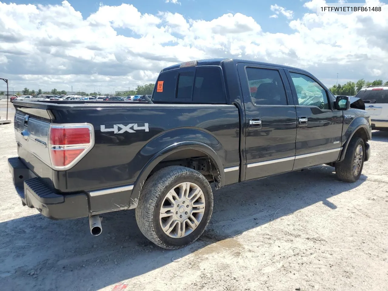 2011 Ford F150 Supercrew VIN: 1FTFW1ET1BFB61488 Lot: 60547414