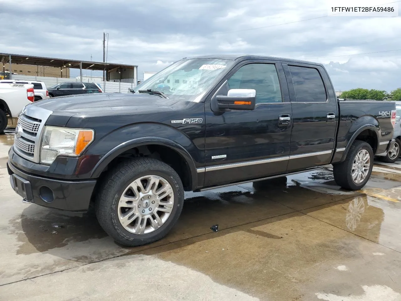 2011 Ford F150 Supercrew VIN: 1FTFW1ET2BFA59486 Lot: 61629844