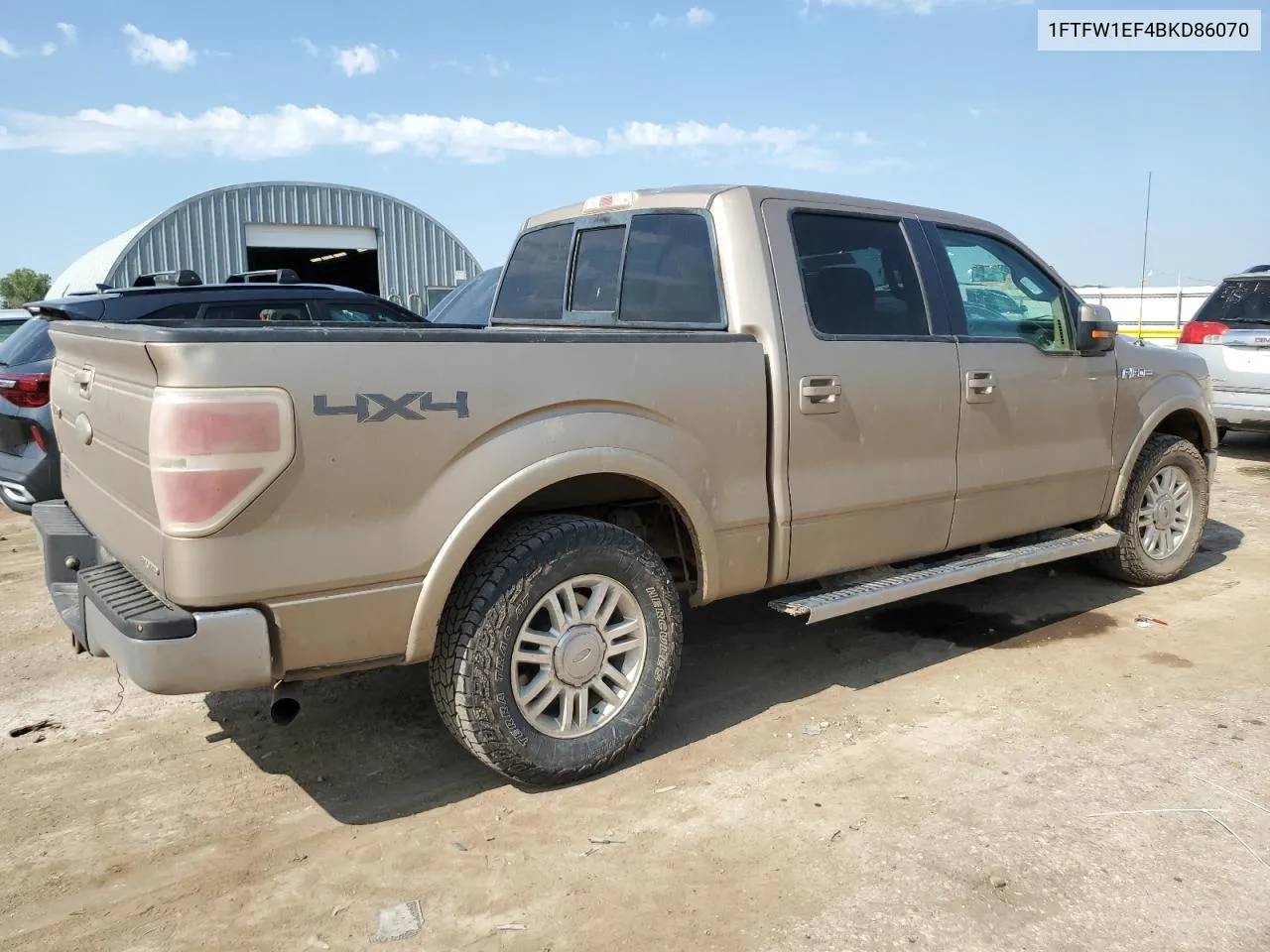 1FTFW1EF4BKD86070 2011 Ford F150 Supercrew