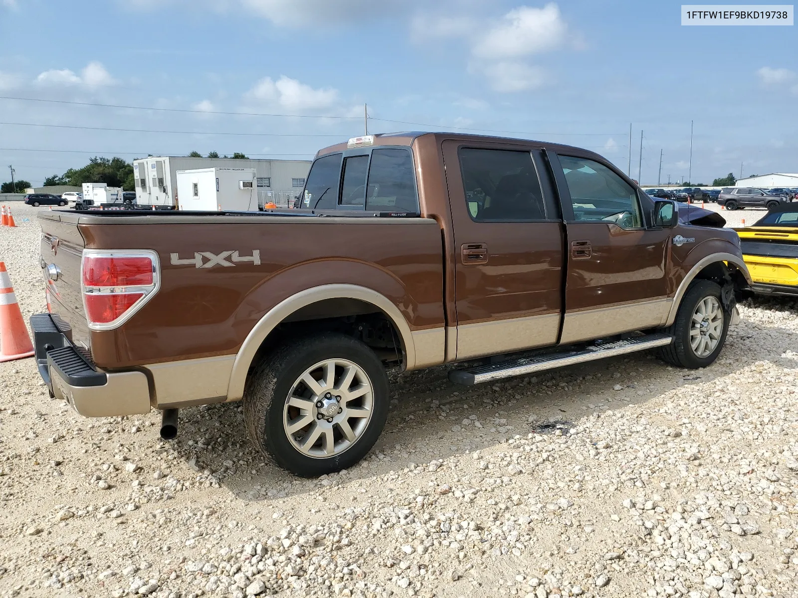 2011 Ford F150 Supercrew VIN: 1FTFW1EF9BKD19738 Lot: 63863794