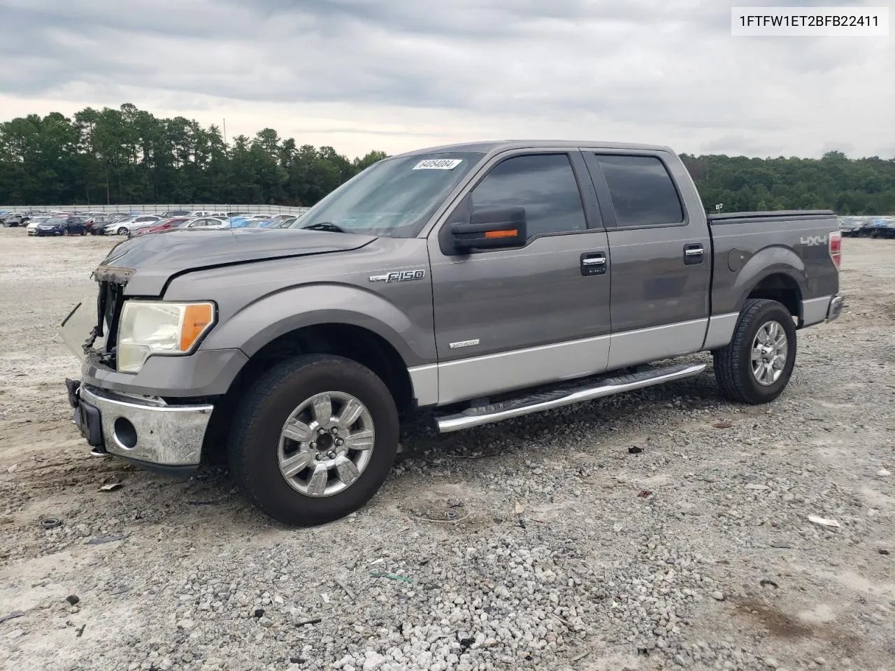 2011 Ford F150 Supercrew VIN: 1FTFW1ET2BFB22411 Lot: 64054084