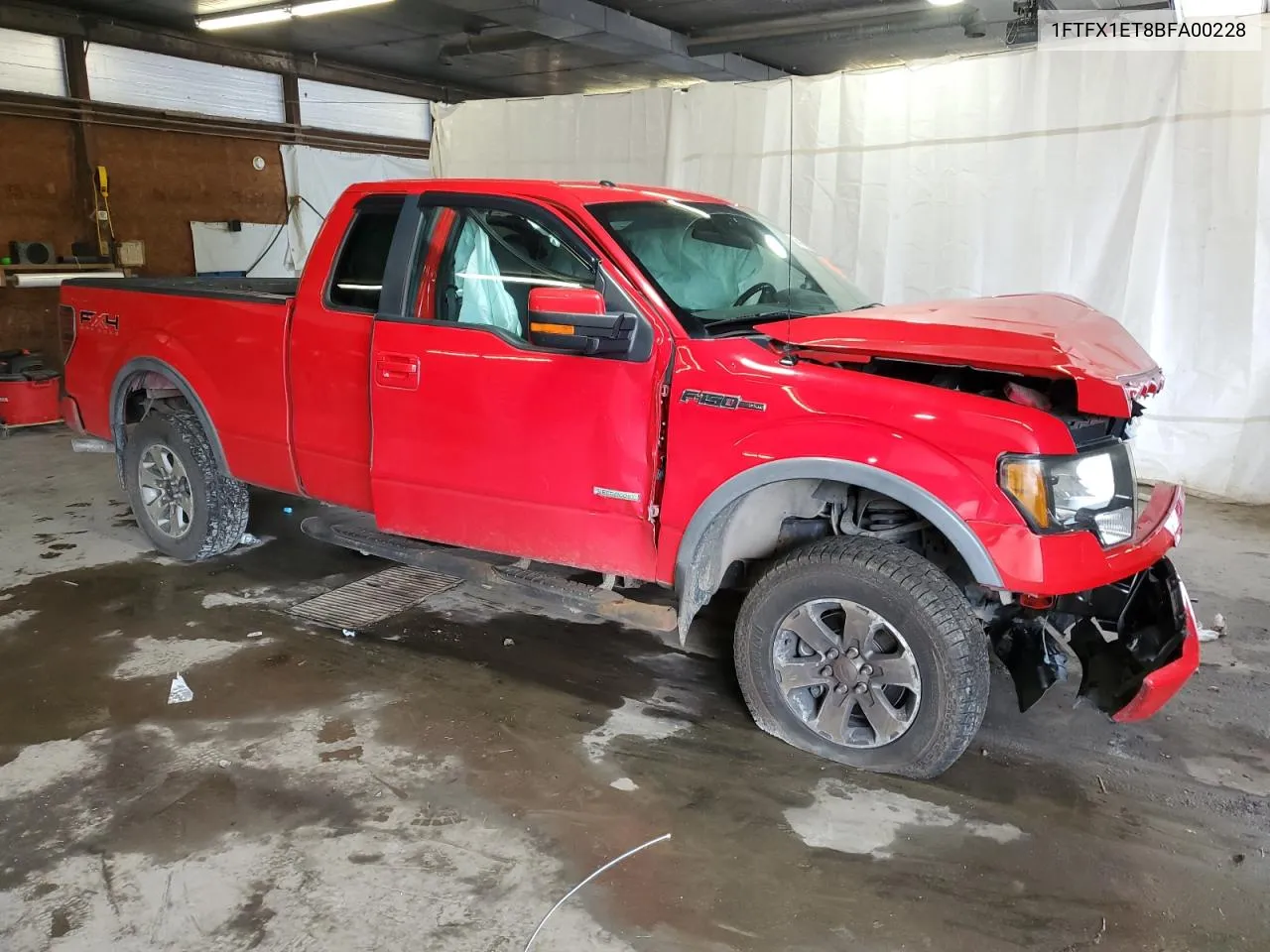 2011 Ford F150 Super Cab VIN: 1FTFX1ET8BFA00228 Lot: 64168064