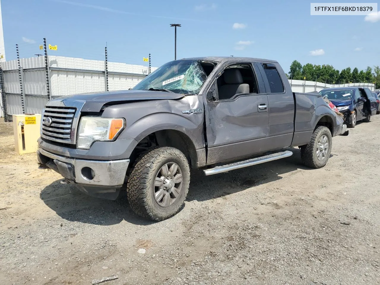 2011 Ford F150 Super Cab VIN: 1FTFX1EF6BKD18379 Lot: 65416274