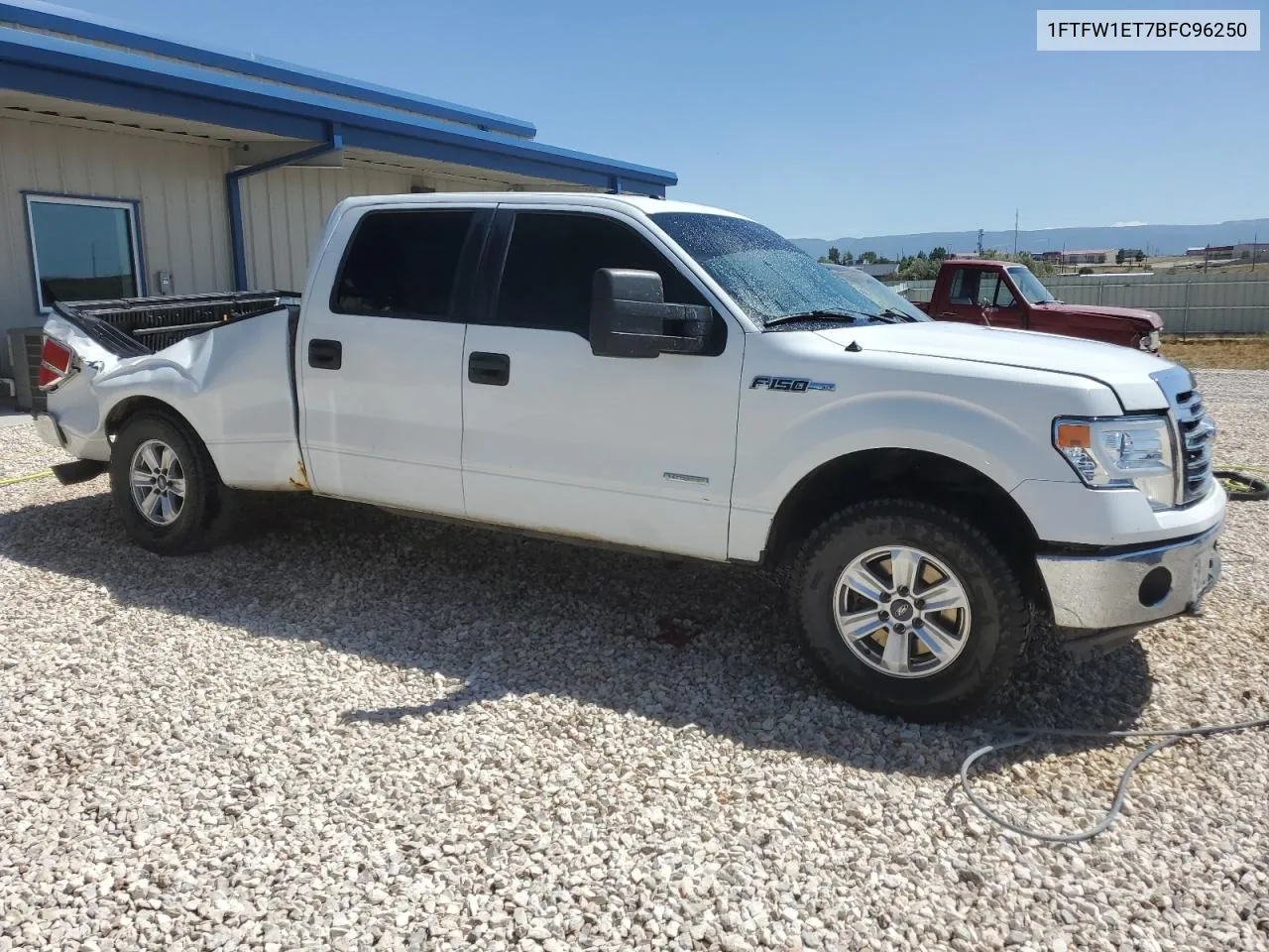 2011 Ford F150 Supercrew VIN: 1FTFW1ET7BFC96250 Lot: 65544044