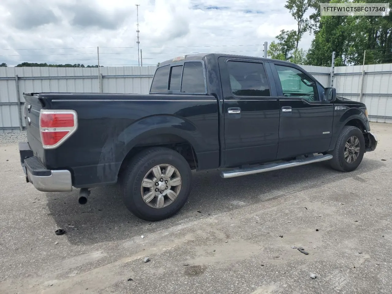 1FTFW1CT5BFC17340 2011 Ford F150 Supercrew