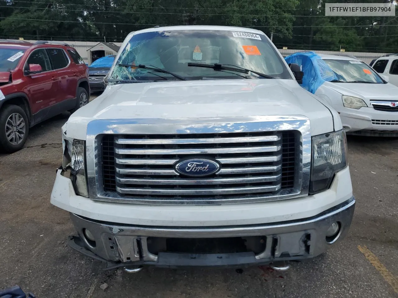 1FTFW1EF1BFB97904 2011 Ford F150 Supercrew