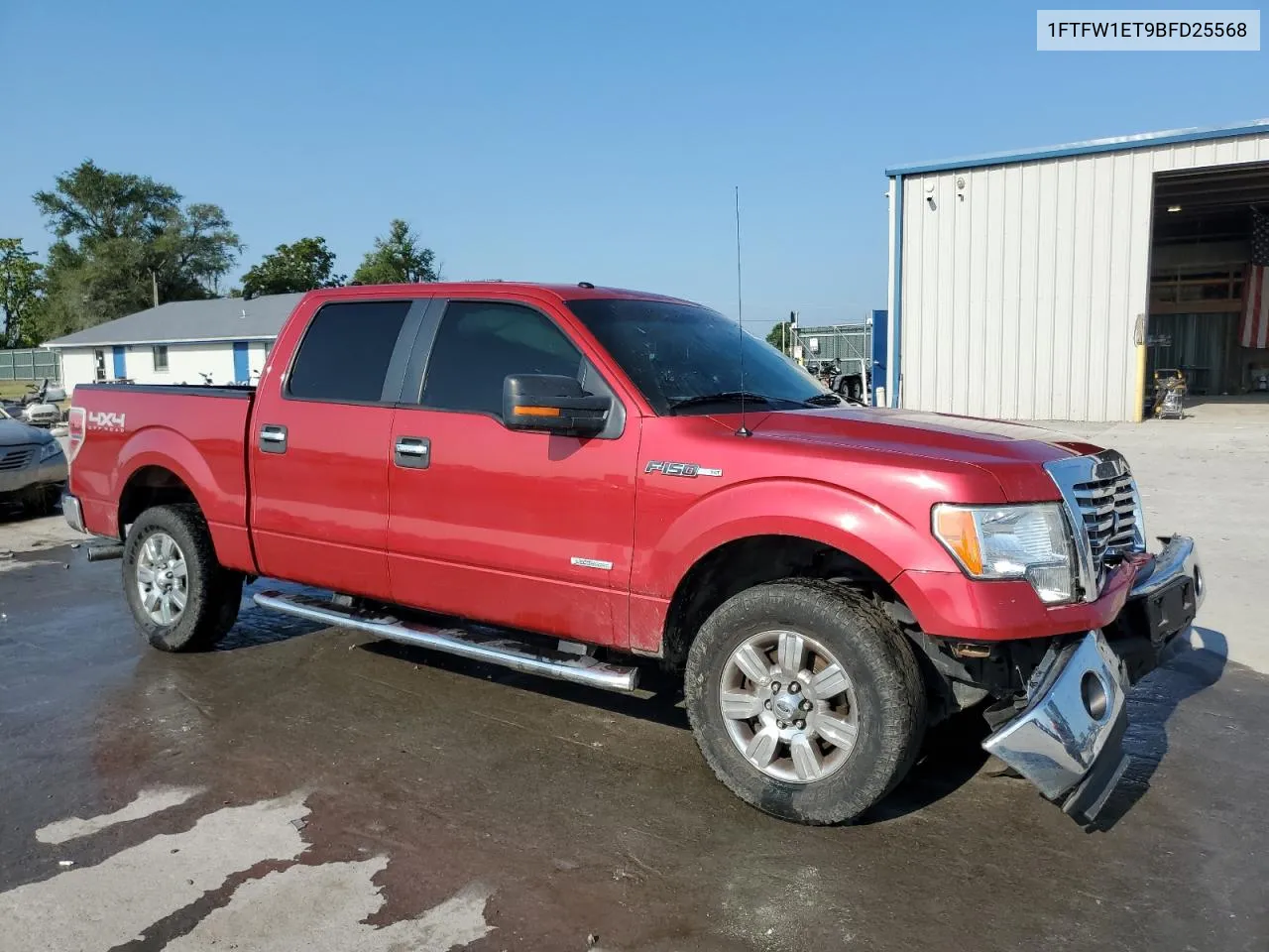 1FTFW1ET9BFD25568 2011 Ford F150 Supercrew