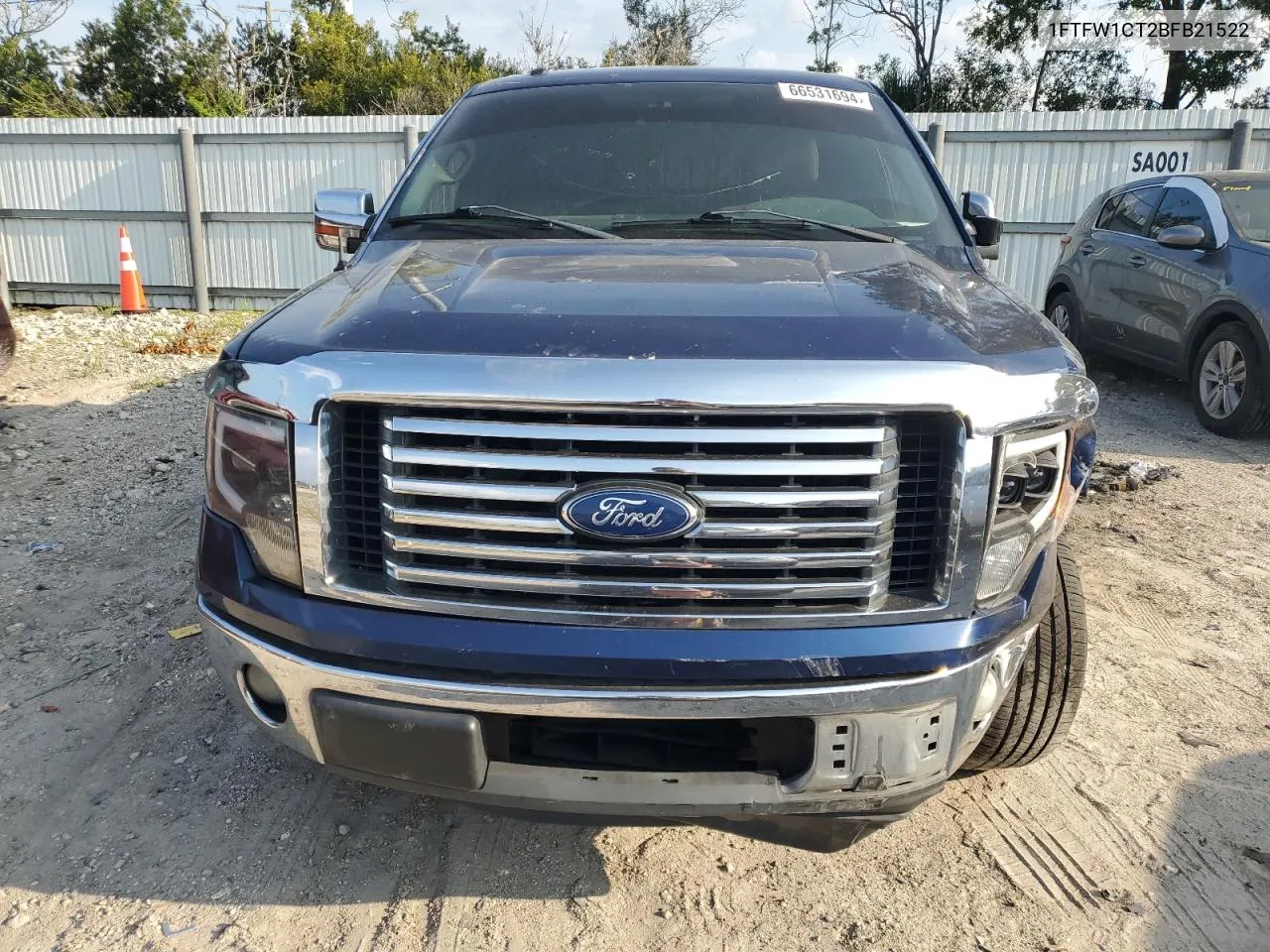 1FTFW1CT2BFB21522 2011 Ford F150 Supercrew