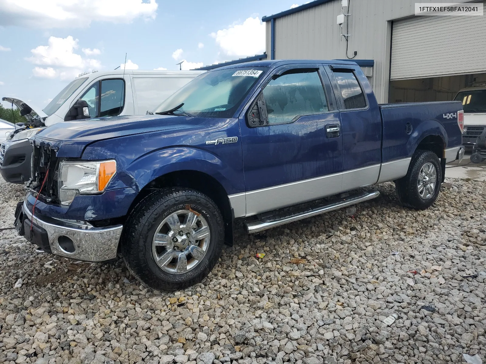 2011 Ford F150 Super Cab VIN: 1FTFX1EF5BFA12041 Lot: 66751354