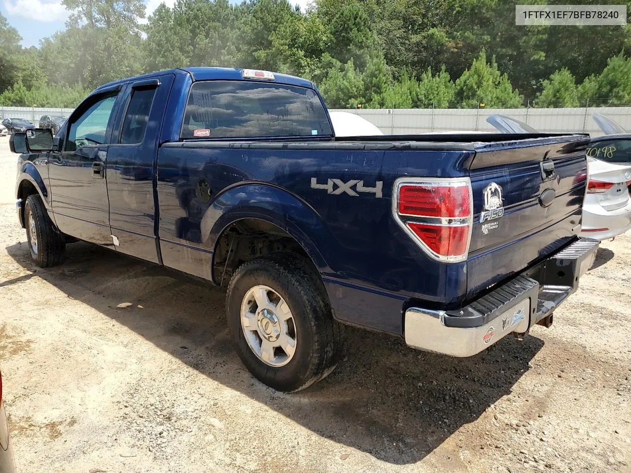 1FTFX1EF7BFB78240 2011 Ford F150 Super Cab