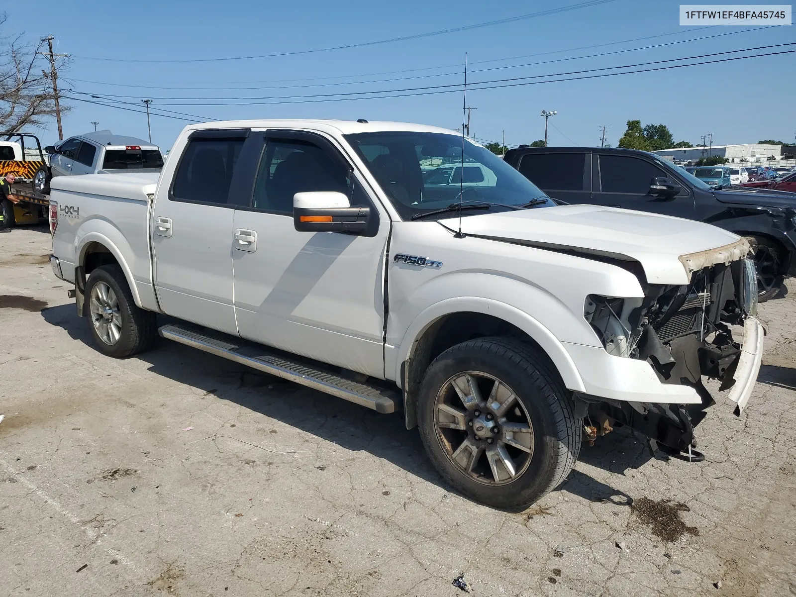 2011 Ford F150 Supercrew VIN: 1FTFW1EF4BFA45745 Lot: 68056904