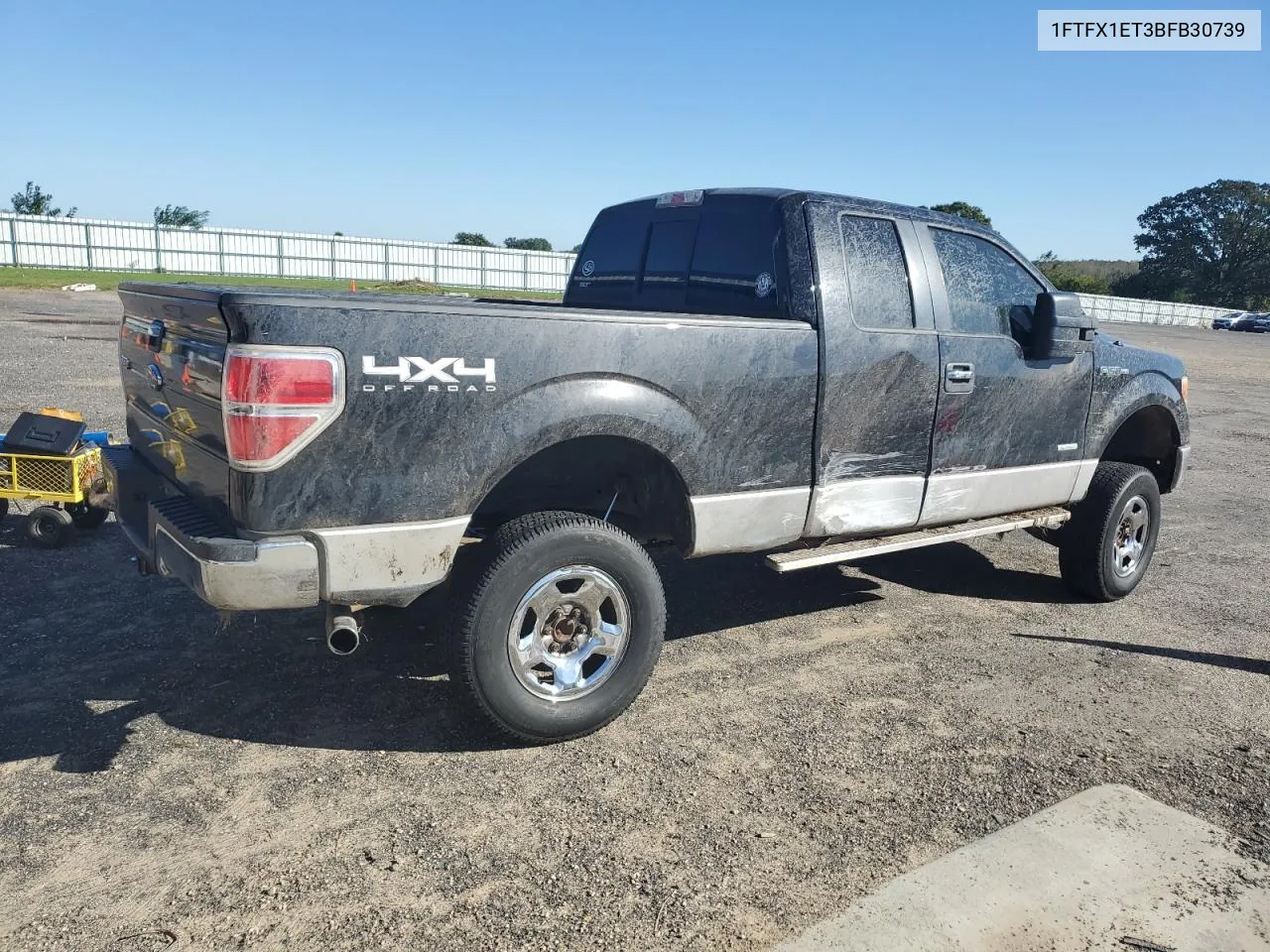 2011 Ford F150 Super Cab VIN: 1FTFX1ET3BFB30739 Lot: 68274584