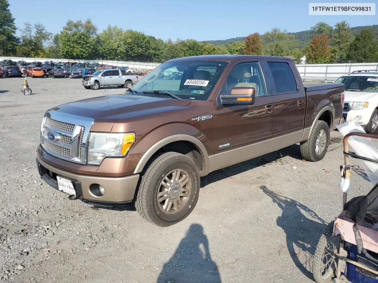 2011 Ford F150 Supercrew VIN: 1FTFW1ET9BFC99831 Lot: 68450234