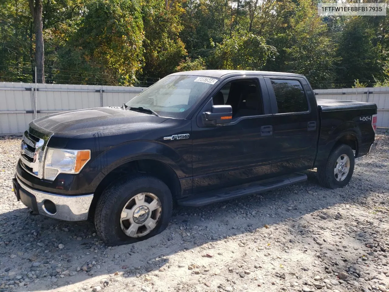 1FTFW1EF8BFB17935 2011 Ford F150 Supercrew