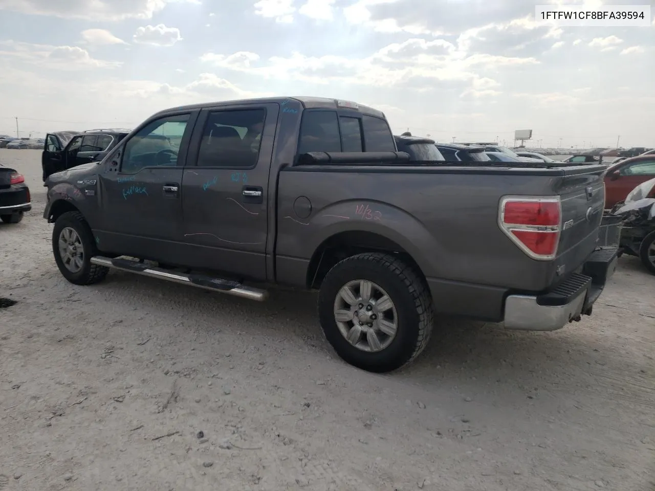 1FTFW1CF8BFA39594 2011 Ford F150 Supercrew