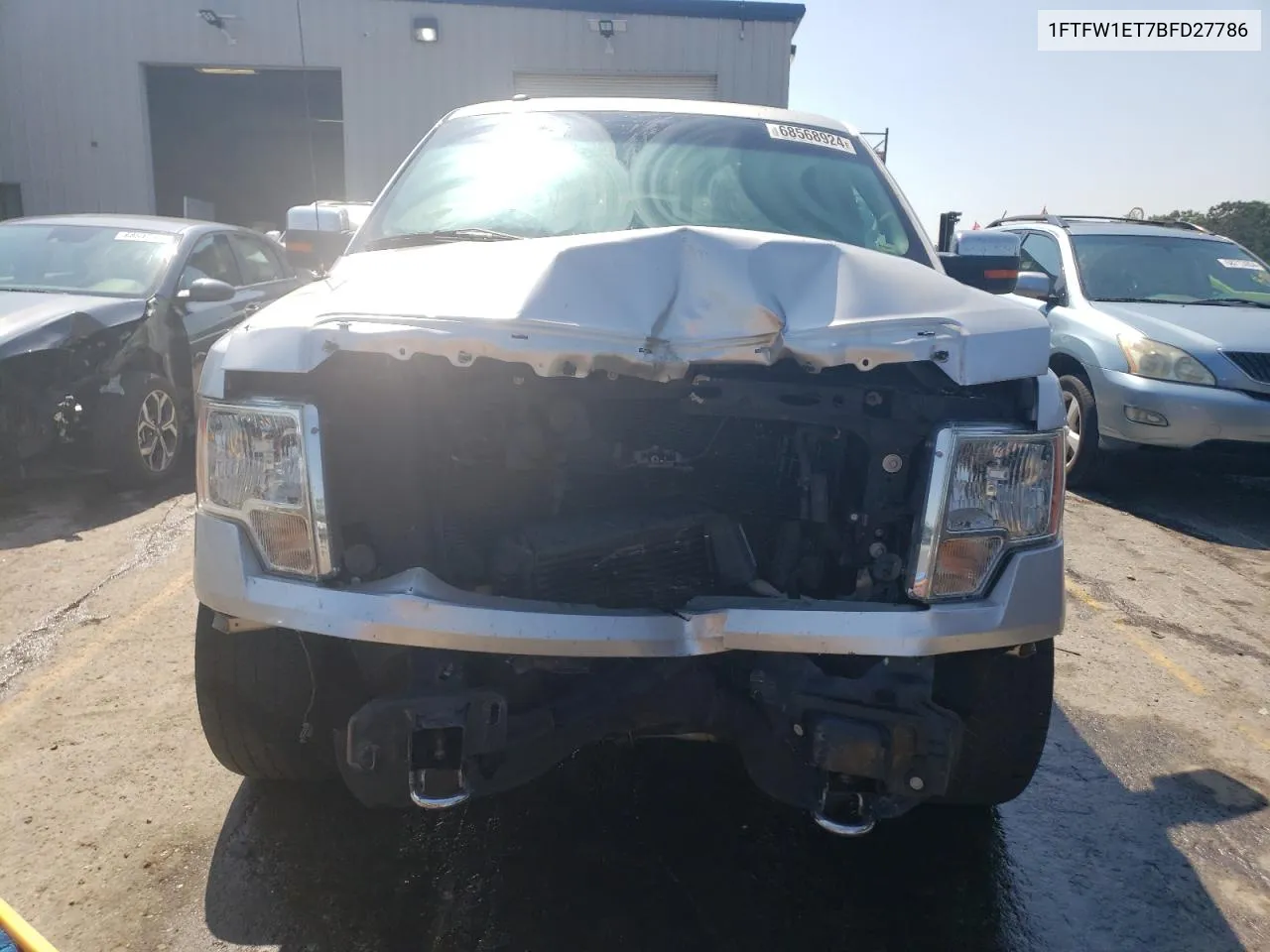 2011 Ford F150 Supercrew VIN: 1FTFW1ET7BFD27786 Lot: 68568924