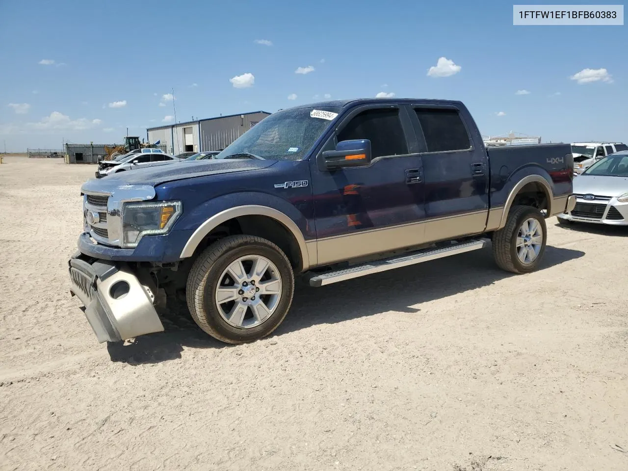 2011 Ford F150 Supercrew VIN: 1FTFW1EF1BFB60383 Lot: 68625994