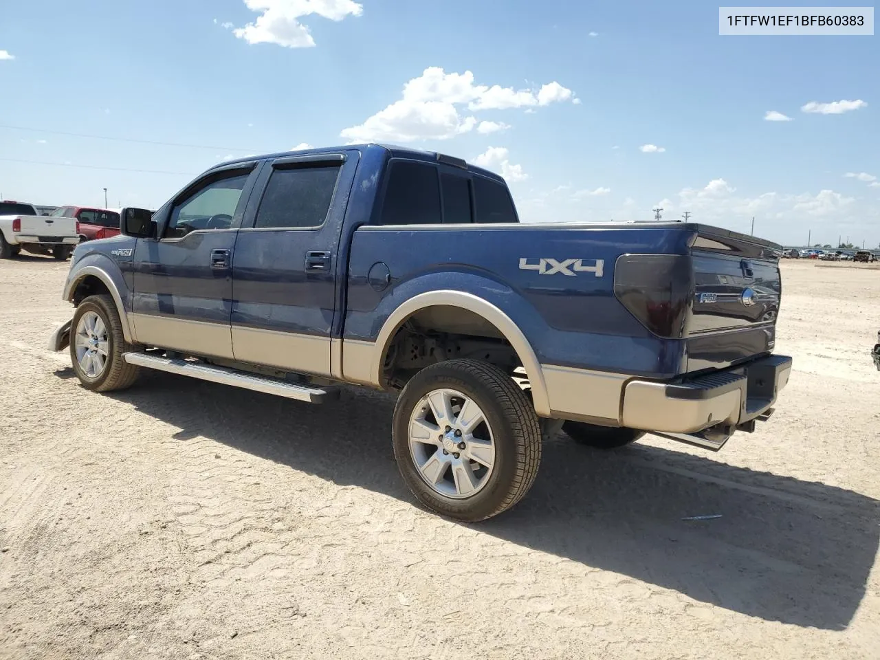 2011 Ford F150 Supercrew VIN: 1FTFW1EF1BFB60383 Lot: 68625994