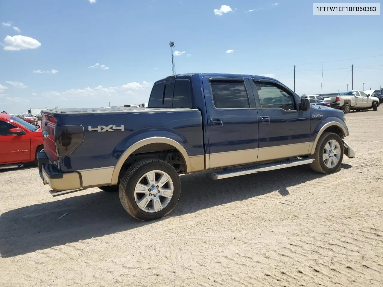 2011 Ford F150 Supercrew VIN: 1FTFW1EF1BFB60383 Lot: 68625994