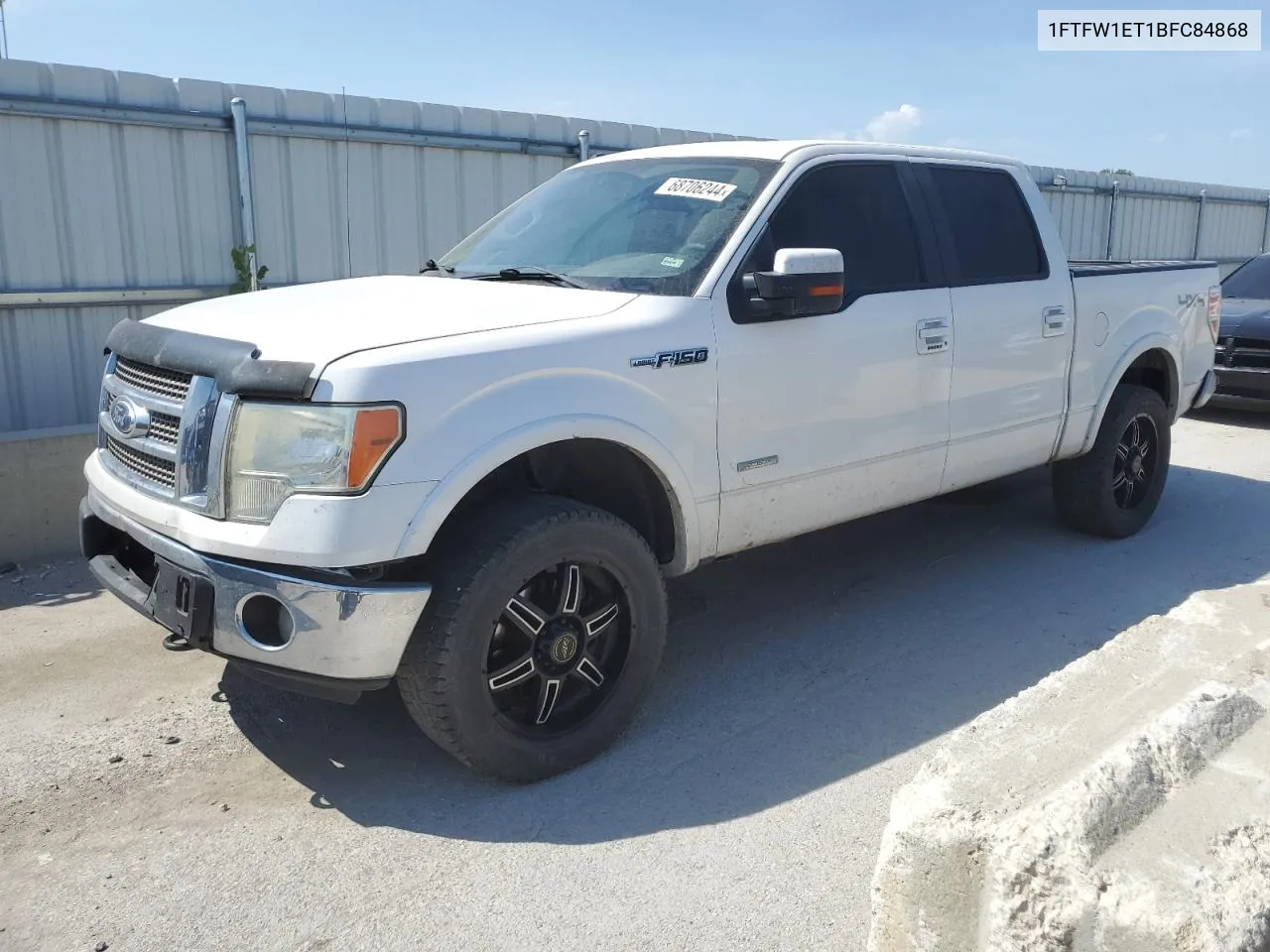 2011 Ford F150 Supercrew VIN: 1FTFW1ET1BFC84868 Lot: 68706244