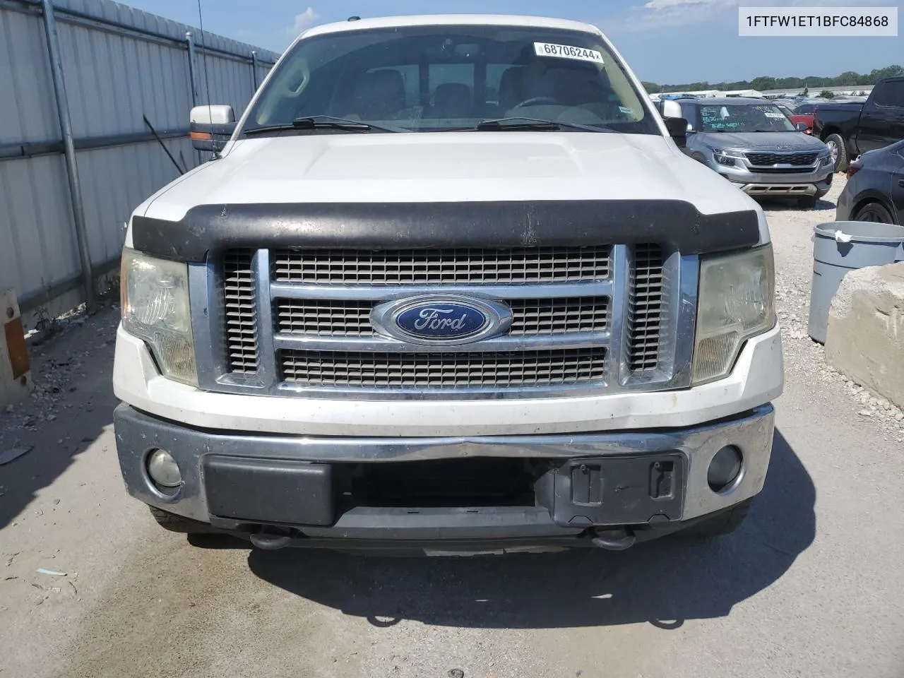 2011 Ford F150 Supercrew VIN: 1FTFW1ET1BFC84868 Lot: 68706244