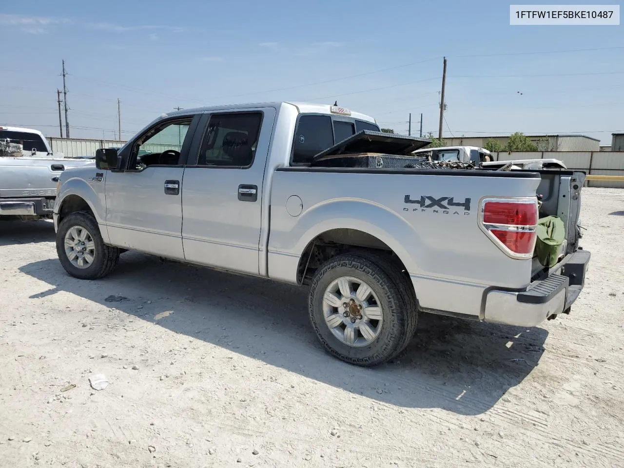 1FTFW1EF5BKE10487 2011 Ford F150 Supercrew