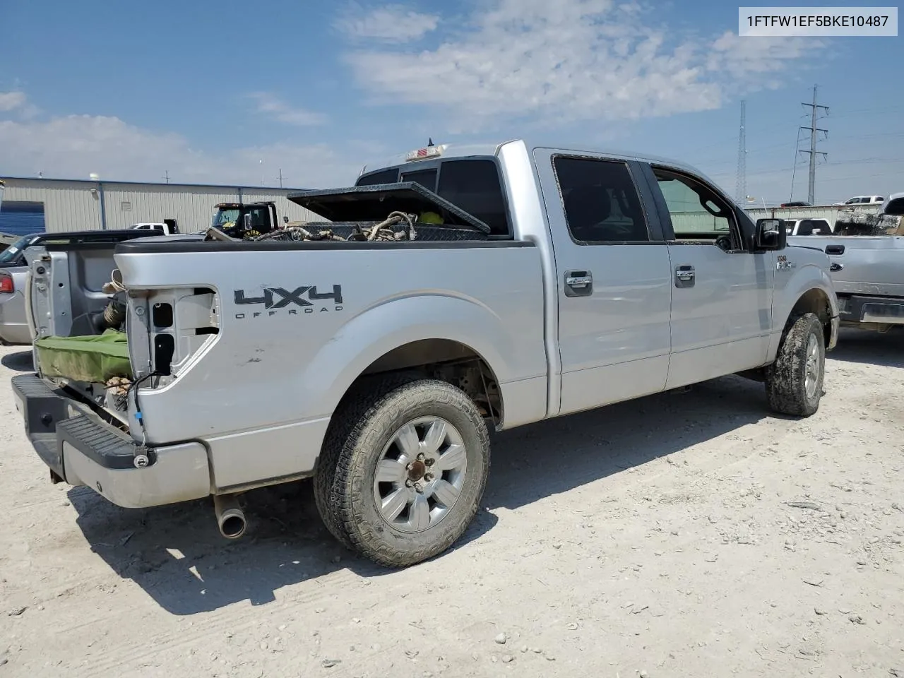 1FTFW1EF5BKE10487 2011 Ford F150 Supercrew